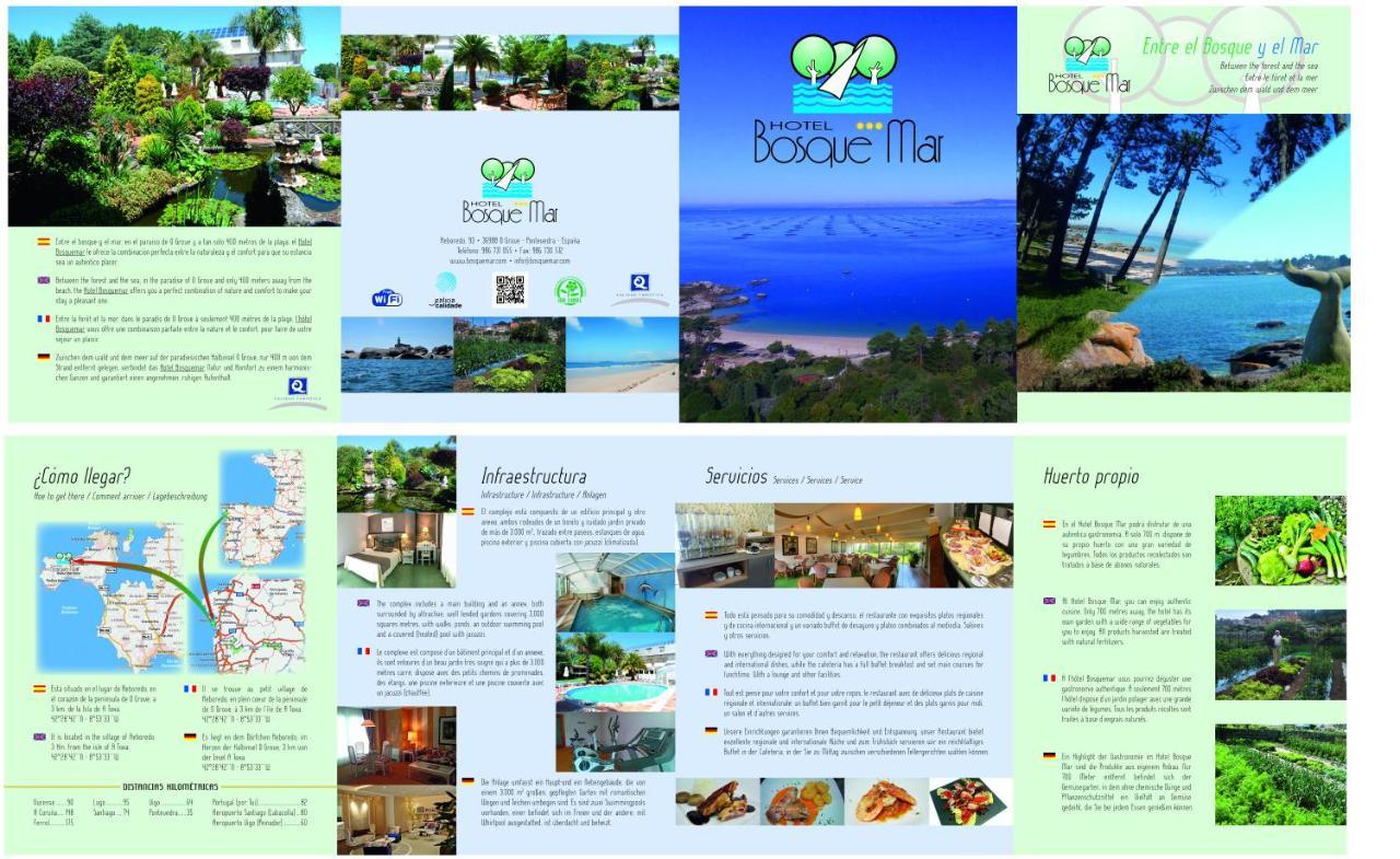 Hotel Spa Bosque Mar Reboredo Eksteriør billede