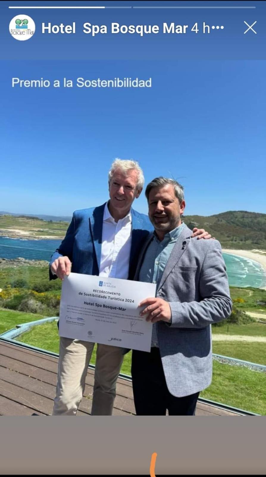 Hotel Spa Bosque Mar Reboredo Eksteriør billede